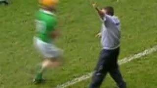 Davy Fitz gets hit [upl. by Ramyaj]