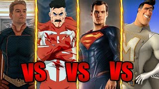 Superman VS OmniMan VS Homelander VS Metro Man  Who Will Win [upl. by Egag]