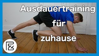 Ausdauertraining zuhause  Cardiotraining zum Nachmachen für Einsteiger und Fortgeschrittene [upl. by Annamarie83]