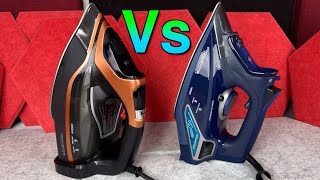 Rowenta Steam Irons Comparison  Steam Force Pro Vs Steam Force Iron [upl. by Hirasuna110]