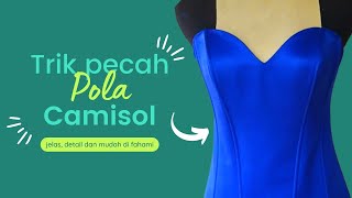 PECAH POLA CAMISOL  KAMISOL KEBAYA [upl. by Aneerol]