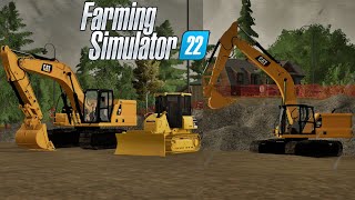 Farming Simulator 22  Goldcrest Valley Construction Timelapse  EP1 [upl. by Halsy]