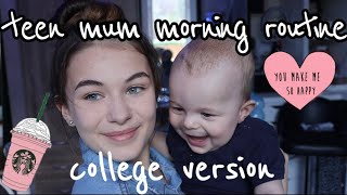 Teen Mum Morning Routine For School [upl. by Abernon]