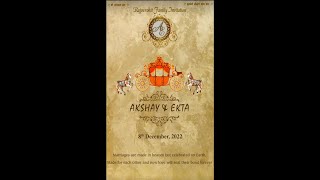 Rajpurohit Family Wedding Invitation [upl. by Rockwell]