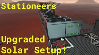 Stationeers Tutorial UPGRADED Ultimate Solar Setup [upl. by Wyne243]