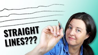 How To Draw Straight Lines Freehand Three Exercises To Correct Your Wonky Lines [upl. by Leinod]