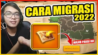 CARA MIGRASI RISE OF KINGDOMS TERBARU 2022 [upl. by Normi702]