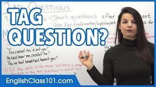 How to Make Tag Questions Ask Questions in English  Basic English Grammar [upl. by Lenni201]