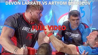 FULL VIDEO Devon Larratt vs Artem Morozov  armwrestling [upl. by Malynda]