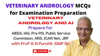 Unlock the Secrets of Veterinary Andrology amp AI for Your PrePG IAS JRF NET amp RPSC Exam Success [upl. by Ballinger314]