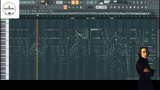 La Campanella Franz Lizst piano tutorial Fl studio [upl. by Antonetta]