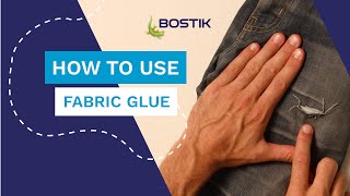 How to use Fabric Glue  Bostik UK [upl. by Anitsihc365]