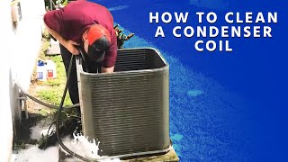 How to Clean a Condenser Coil [upl. by Ahsenor337]