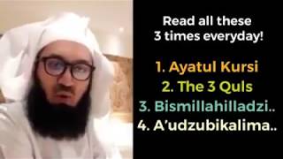 Morning and Evening Adhkar By Mufti Ismail Menk [upl. by Gnek980]