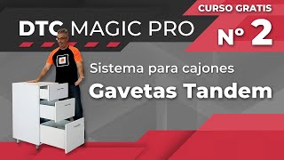 Cómo Instalar Gavetas Modernas  DTC MAGIC PRO  Gavetas Tandem  TANDEMBOX [upl. by Enedan]