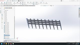 How to Design Aircraft Wing in Solid Works aircraft wings 3d solidworks ribs spars [upl. by Hendrika]