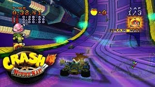 Lets Play Crash Nitro Kart Part 32  Electron Avenue CNK Token Relic [upl. by Ahsael]