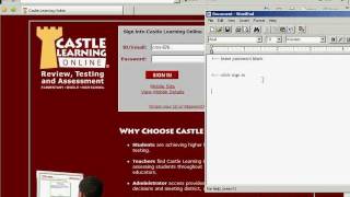 Castle Learning Student Setup WITH Class Assignments [upl. by Greenman]