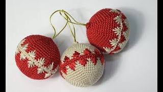 BOLAS DE NAVIDAD EN CROCHET [upl. by Kaine]