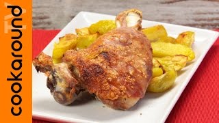 Maialino arrosto con patate [upl. by Aicsile]