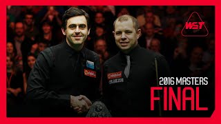 OSullivan vs Hawkins Final In FULL 🍿  Masters 2016 [upl. by Wilfreda]