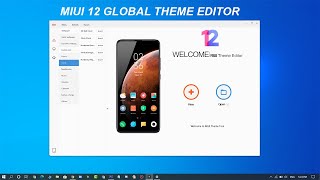 Design Your Own MIUI 12 Themes  Download New MIUI Theme Editor For PC English Version [upl. by Yssep]