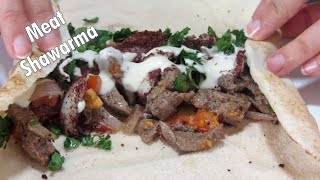 Lebanese Meat Shawarma Recipe  Our Cooking Ideas [upl. by Tnarg]