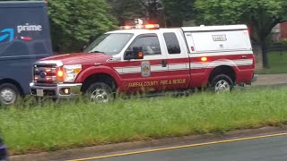 Fairfax County Battalion Chief 407 responding [upl. by Frazier553]