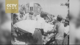 Watch Original blackandwhite footage of the aftermath of the deadly Tangshan Earthquake in 1976 [upl. by Lori]