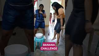 BANANA CHALLENGEjustfofun funny just4fun [upl. by Frisse42]