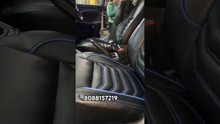 Brezza car seat covers 👌bucket fit car seat cover shop in jc road trendingshorts youtubeshorts [upl. by Tapes228]