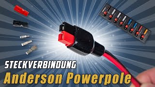 Anderson Powerpole Stecker 🔌 Steckverbindung im Amateurfunk [upl. by Ebaj]