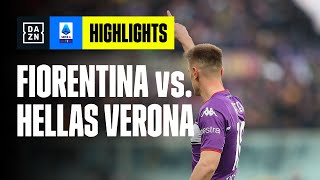 Finisce in parità la sfida al Franchi FiorentinaHellas Verona 11  Serie A TIM  DAZN Highlights [upl. by Heimer]