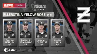 Highlights Ellerstina Yellow Rose vs La Dolfina Saudi 2023 Hurlingham Polo Open wwwliveaapolocom [upl. by Ellehsor]