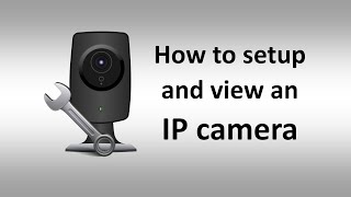 How to setup and view an IP camera from a Weintek HMI [upl. by Aduhey180]