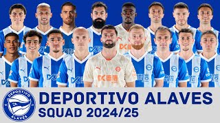 DEPORTIVO ALAVES Full Squad For Season 202425  Alaves  FootWorld [upl. by Loftis594]