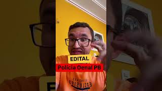 EDITAL POLÍCIA PENAL PARAÍBA [upl. by Ahsael]