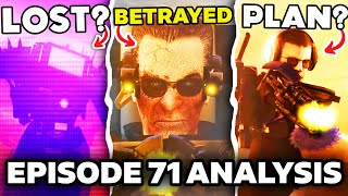 G MAN BETRAYED SCIENTIST TOILET  SKIBIDI TOILET 71 ALL Easter Egg Analysis Theory [upl. by Nyahs]