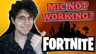 How To Fix Mic Not Working in Fortnite PC [upl. by Hara]