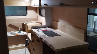 karavan mobilyası ahşap mutfak tezgahı Iveco RV Furniture kitchen [upl. by Mackler]