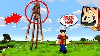 SIREN HEAD ne URMARESTE in MINECRAFT [upl. by Griffiths]