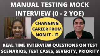 Software Testing Interview  Test Case Interview Questions [upl. by Yedarb699]