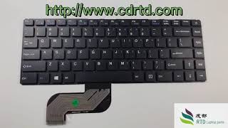 Keyboard For Jumper EZBook S5 14 MB30011007 YJ961 English US Black Empty 2 Pins With power button [upl. by Yasnil251]