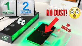 How to REALLY Install ANY Screen Protector GUIDE STICKER TRICK [upl. by Hbaruas]