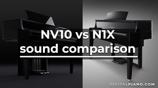 Yamaha N1X vs Kawai NV10 sound comparison  Digitalpianocom [upl. by Michaeline]