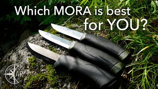 3 Bushcraft Knives From Morakniv Which Mora Is Best for You [upl. by Tlevesoor]