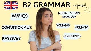 Repaso Gramática B2 inglés  explicación y ejemplos 2021 [upl. by Roehm335]