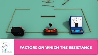 FACTORS ON WHICH THE RESISTANCE OF CONDUCTOR DEPENDS [upl. by Dnomse454]