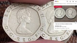 How much is an Ebay 20 Pence 1982 Queen Elizabeth II Coin Worth [upl. by Elsbeth424]