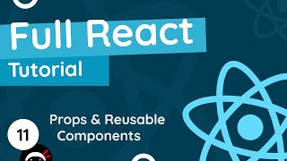 Full React Tutorial 11  Props [upl. by Staw]